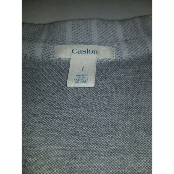 Caslon sz Large Grey 100% Cotton Blazer nwt - Picture 3 of 8